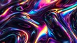 © MONO - Psychedelischer, holographischer Hintergrund in bunten Farben