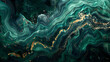 Background in style of texture of velvet malachite. macro 