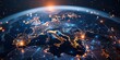 Digital Globe Showcasing European Data Connectivity