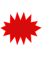 Wall Mural - red star icon