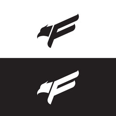 The initial F logo forms the wings of an eagle