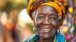 © Sasint - Smiling African senior woman, face portrait