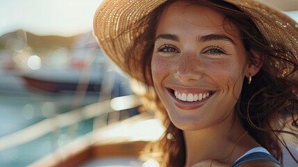 portrait of happy couple having date and fun on vacation people travel happiness concept  