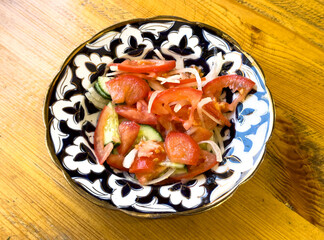 Sticker - Tomato salad in a plate