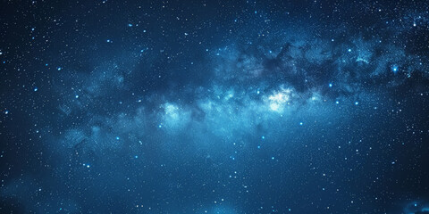 Wall Mural - background with space sky, clouds streak across the milky way, galaxy with stars on night starry sky