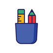 © BintaniumArt - 2S Education Icon Set flat color style