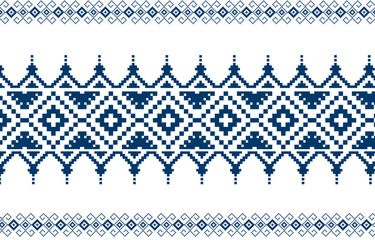 Ethnic seamless pattern. Embroidery on fabric. Tribal ornament. Abstract colorful cloth geometric ethnic pattern. Design for ikat. Background textures. PNG.