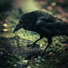 Crow's Key of Wisdom: Knowledge, Magic, and Mysticism Enchantment