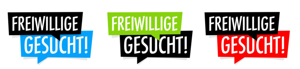 Canvas Print - Freiwillige gesucht