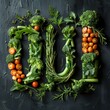 Oui, le brocoli ! Le brocoli et le mot OUI. Inscription oui. Un signe des légumes et un texte OUI et attend que vous lui rendiez la pareille. Dis oui aux légumes et aux verdures.
