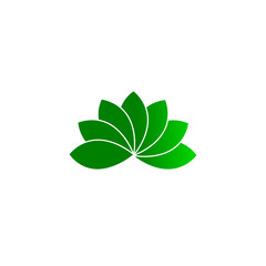 Poster - Leaf Logo icon isolated on transparent background