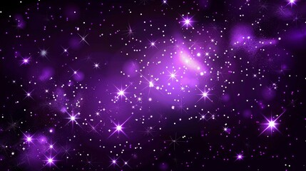 Wall Mural - Starlight purple background