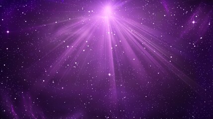 Wall Mural - Starlight purple background