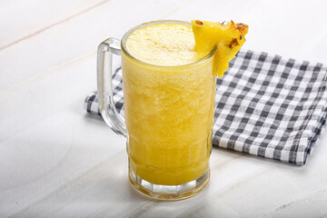 Sweet fresh vitamin pineapple juice