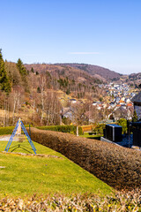 Wall Mural - Eine Frühlingshafte Wanderzeit durch den wunderschönen Thüringer Wald bei Steinach - Thüringen - Deutschland