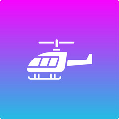 Poster - Helicopter Icon