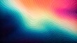 Sparkling wavy gradients transition from warm to cool tones 
