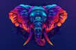 Colorful Elephant Artwork A Vibrant Tribute to the Monthly Creativity Trend Generative AI