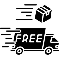 Poster - Free Delivery Icon