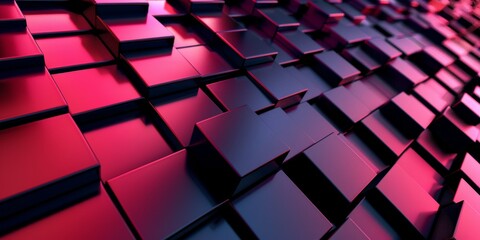 Wall Mural - a close up of a black and red patterned background with a pinkish hue