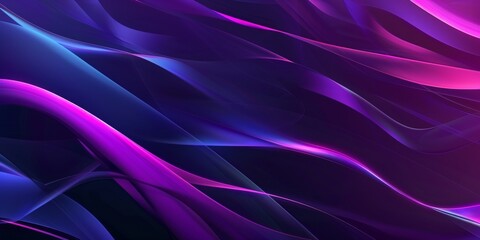 Wall Mural - A purple and blue wave pattern with a purple and blue background - stock background.
