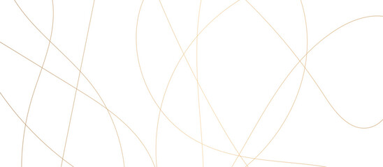 Random chaotic lines abstract geometric pattern. vector textrue 3d illustration. geometric design created using light gold digital net web line tecnology. white color in backdrop.	