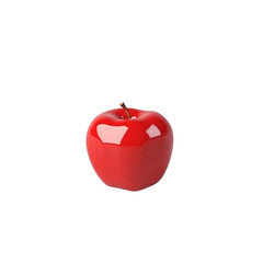 Sticker - red apple isolated on white