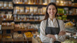 © Diana Zelenko - Smiling female seller in health food store
