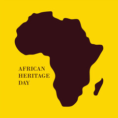 Wall Mural - African world Heritage day element