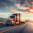 Trucking logistics long haul truck 