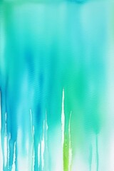 Poster - Abstract watercolor paint by teal blue and green color liquid fluid texture background