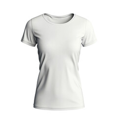 Wall Mural - white t shirt isolated