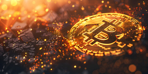 Bitcoin background crypto currency background bitcoin and fire background cryptocurrency banner bitcoin banner