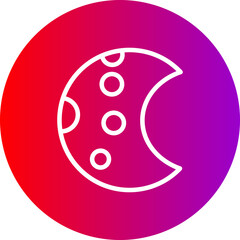 Sticker - moon
