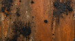 Navigating through the Intricacies of Weathered Textures: Grunge and Rust Iron, Set against Oxidized Metal