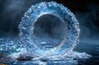 Ring of Ice Floats on Water