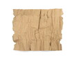 Texture of Folded Cardboard, Top View. Crumpled Cardboard surface.