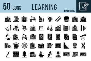 Poster - Learning Icons Set