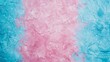 Playful bubblegum pink and sky blue textured background, symbolizing youth and freedom.