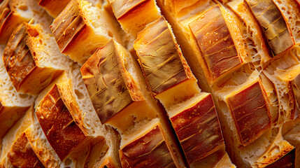 Canvas Print - Bread Texture - Close-up