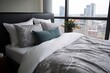 Premium Bedding: Luxurious Penthouse Bedroom Decor with High Thread Count