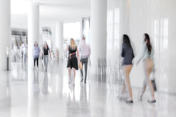 Wall Mural - group of people in the lobby business center