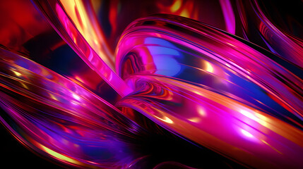 purple and pink rainbow color holographic abstract light and shadow abstract graphic poster web page PPT background