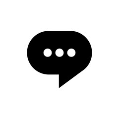 Leinwandbilder - comment icon speech bubble symbol Chat message icons. app web vector icon