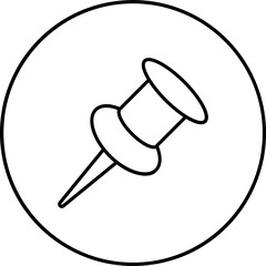 Sticker - Push Pin Icon