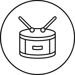 Sticker - Drum Icon