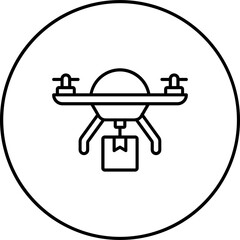 Poster - Drone Delivery Icon