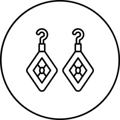 Sticker - Earrings Icon