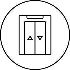 Sticker - Elevator Icon