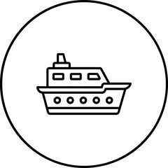 Wall Mural - Ship Icon